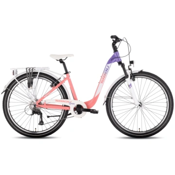 Bērnu velosipēds TABOU Queen 26, rozā-balts 172078