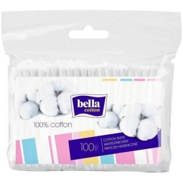 Higiēniskie vates kociņi "Bella Cotton" 100gab