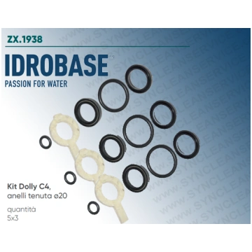 Kit Dolly C4 cod: 30623 IDROBASE for pompe 310, 31