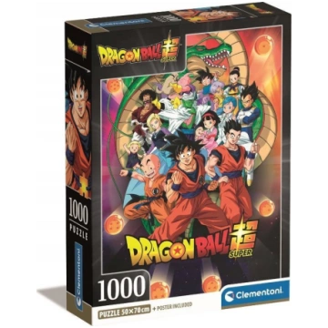 Clementoni Puzzle 1000 Compact Anime Dragon Ball |