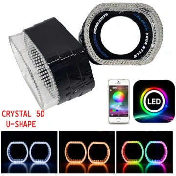 Cover Crystal 5D VELO O-SHAPE RGB Per 2,5 Pollici 