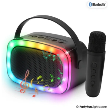 Party Fun Lights - Mini Karaoke Speaker with Wirel