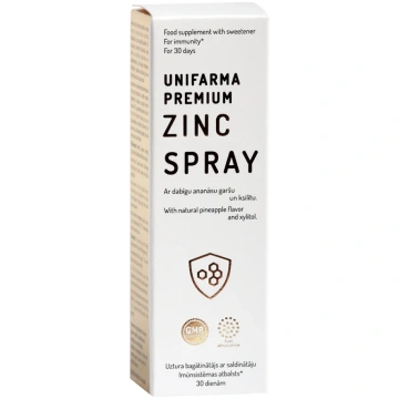 Zinc spray premium ar ananasu garšu, 25 ml