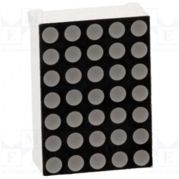 KWM-20571AGB; Display: LED; matrix; 5x7; yellow-gr