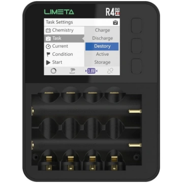 LIMETA 18650 lādētājs, lādētājs AA, AAA 18650 uzlā