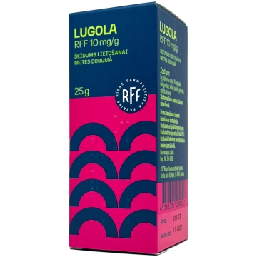 Lugola RFF 10 mg/g šķīdums lietošanai mutes dobumā