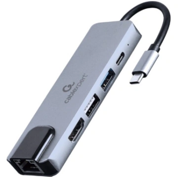 Adapteris Gembird Cablexpert USB Type-C 5-in-1 A-C