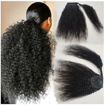 Zirgastes pagarinājums „Afro Kinky Curly Wrap Arou
