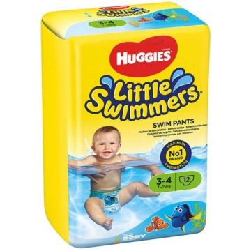 Huggies Swimmers peldēsanas bikses 3-4 (7-15 kg) 1
