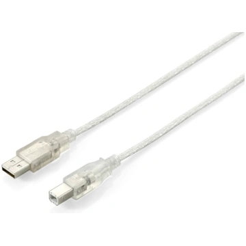 Equip USB 2.0 Type A to Type B Cable, 1.8m , Trans