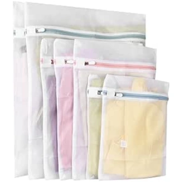 Newaner Pack of 7 laundry net for washing machine,