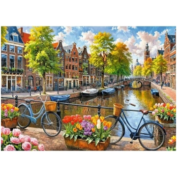 Puzle CherryPazzi - 1000 Amsterdam Tulips 30943 30