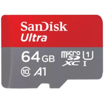 SanDisk Ultra microSDXC 64GB + SD Adapter 140MB/s