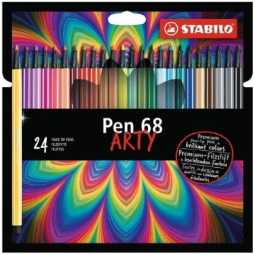 STABILO Flomāsteri, Pen 68, ARTY, 24 krāsas