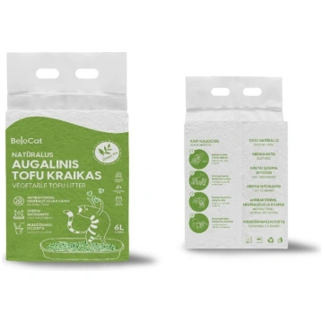 BeloCat Tofu Clumping Cat Litter Green Tea 6l