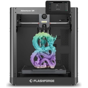 FLASHFORGE Adventurer 5M 3D printeris ar maksimālo