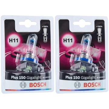Bosch H11 Plus 150 Gigalight halogēnā automašīnas 