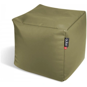 Pufs Qubo™ Cube, mākslīgā āda, zaļš