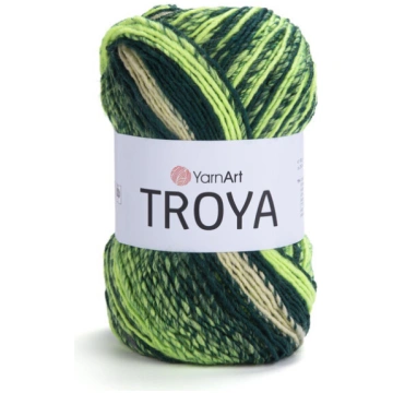 Adīšanas dzija YarnArt Troya 100g, krāsa 2109
