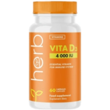 Vitamin D3 4000 iu HERB 60 softgels