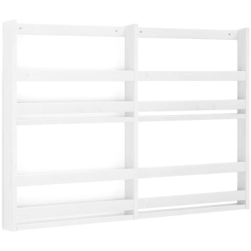 Grāmatu plaukts, 1200x70x800 mm, balts