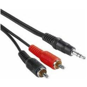 Kabel PremiumCord Jack 3.5mm - RCA (Cinch) x2 15m 