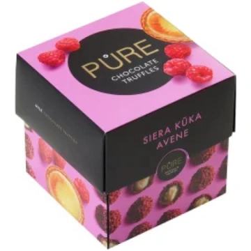 Piena šokolādes trifeles PURE ar siera kūkas pildī