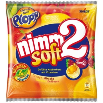 nimm2 soft pildītas košļajamās gumijas konfektes a