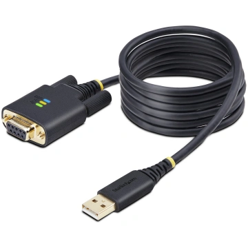 StarTech 6.6ft/2m USB to Null Modem Serial Adapter