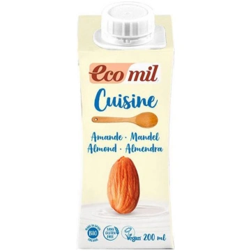Ecological cream for cooking Almond 200 ml Ecomil
