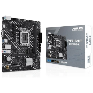 Mainboard|ASUS|Intel H610|LGA1700|Micro-ATX|Memory