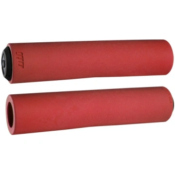 Stūres rokturi ODI F-1 Float A.I.R.E 130mm Red VEL
