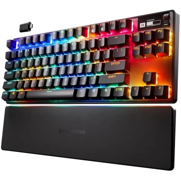 SteelSeries Apex Pro TKL bezvadu mehāniskā spēļu t