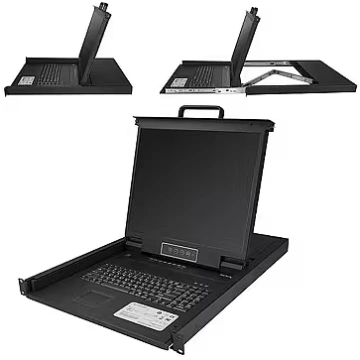Startech 8 PORT RACKMOUNT KVM CONSOLE FOR SERVER R
