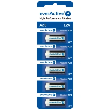 Baterijas A23 12V everActive, 5 gab 5902020523796