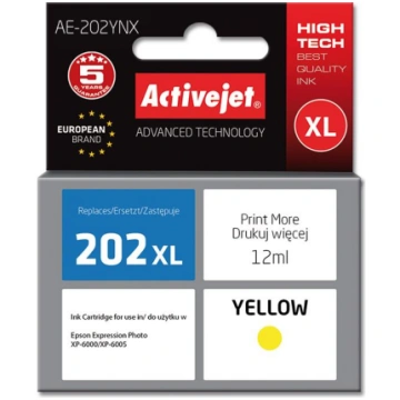 Activejet AE-202YNX Yellow Supreme (202XL H44010) 