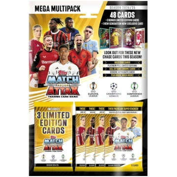 Topps Match Attax 24/25 Mega Multipack – komplektā