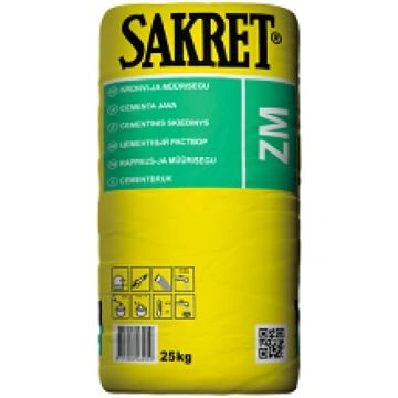 Sakret ZM (mūrēšanas apmešanas java) 25 kg s-36