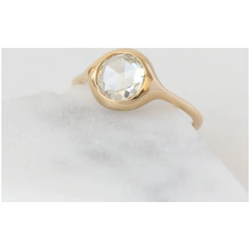 Round Rose Cut Solitaire