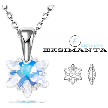 Kaklarota ar Swarovski Elementu Eksimanta.lv