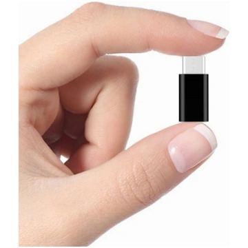 Riff Adapteris no Micro-USB uz Type-C Black | RF-M