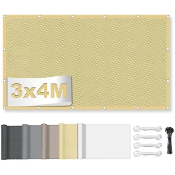 Sun Sail, Waterproof, Rectangular, 3 x 4 m, No Dri