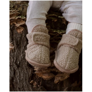 Lodger Slipper Teddy čībiņas, Beige, 12-18m 871903