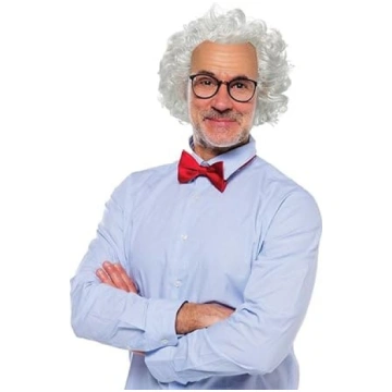 „Dress Up America“ vecā vīrieša parūka – balta pli