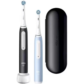 Oral-B iO 3 Duo pack, Matt Black/Ice Blue - Includ