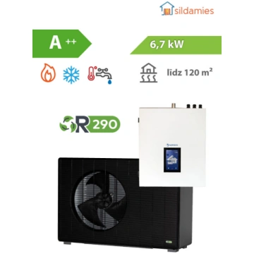 Gaiss- ūdens siltumsūknis Nordis Ultima Mono 6kW