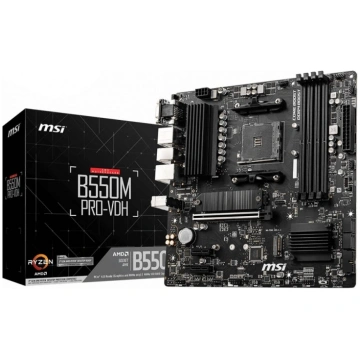 MSI B550M PRO-VDH AMD B550 Socket AM4 micro ATX
