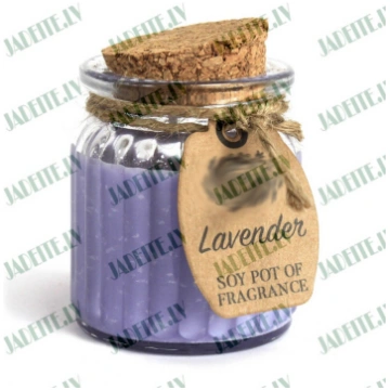 Aromātiskā sojas vaska svece LAVANDA 60g SC01