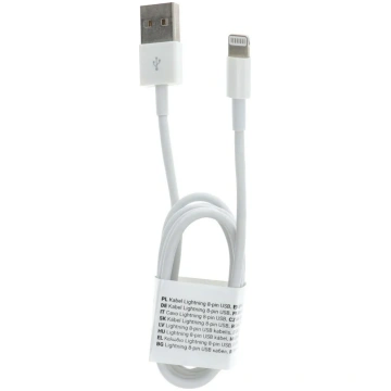 USB Cable A to Lightning C601, 1 m, white