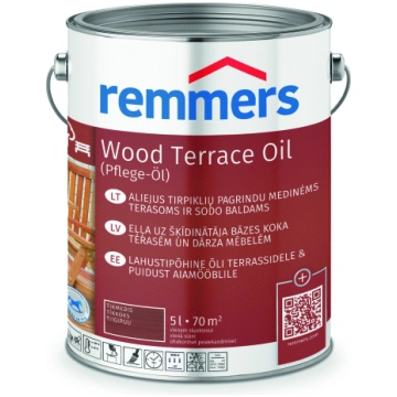 Eļļa terasēm Remmers Teras Pflege, tīka krās., 5 l